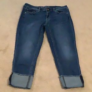 White House Black Market Crop Jeans. Size 10